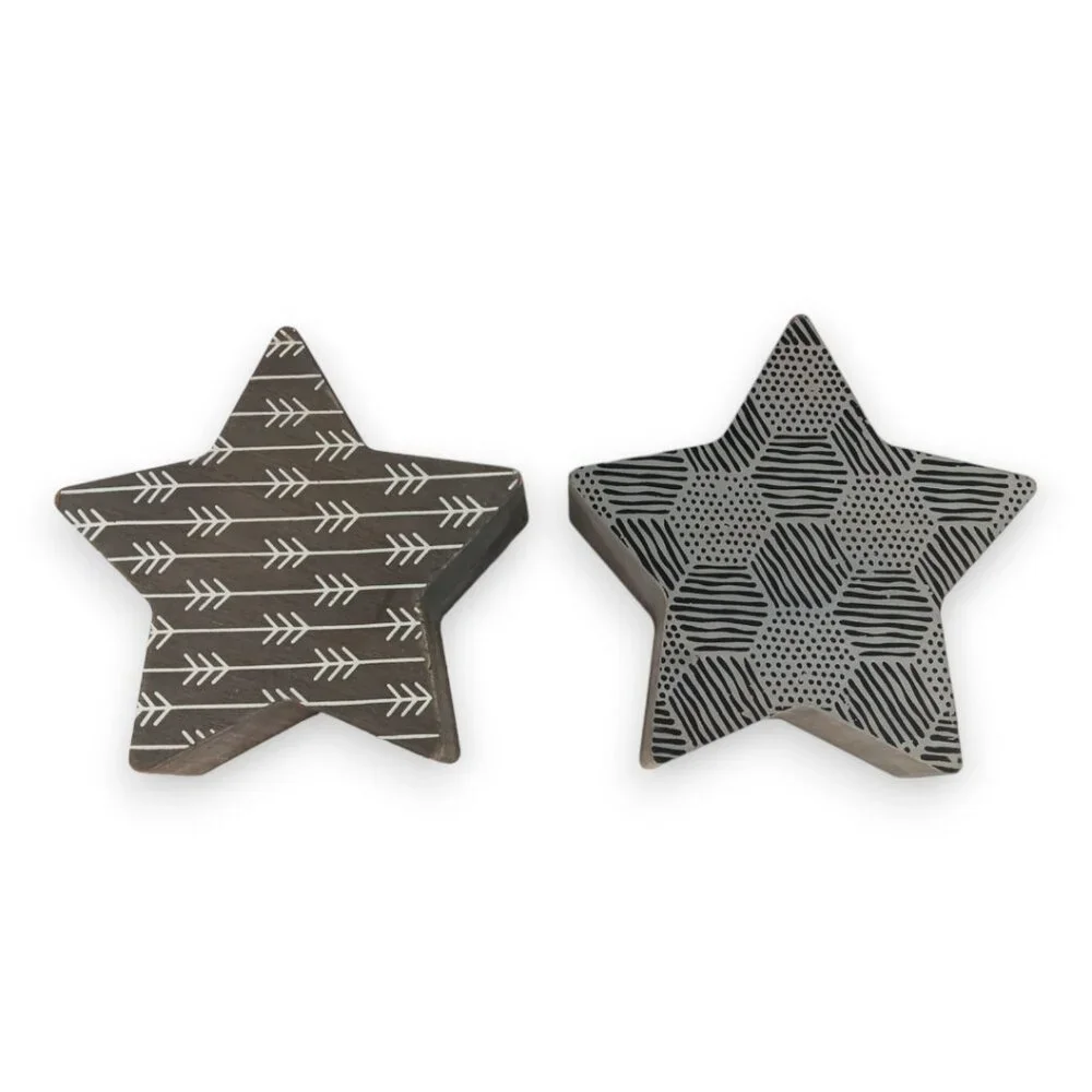 Star Wooden Decor–Wall, Table, Shelf- Gray- Arrows-Parties-Gatherings-Holiday - Picture 3 of 9